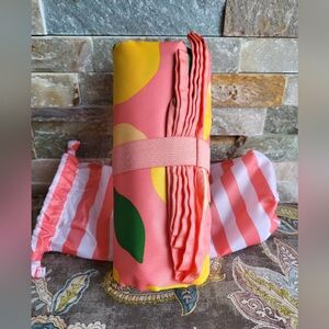 Kate Spade Lemon Print Picnic Sheet